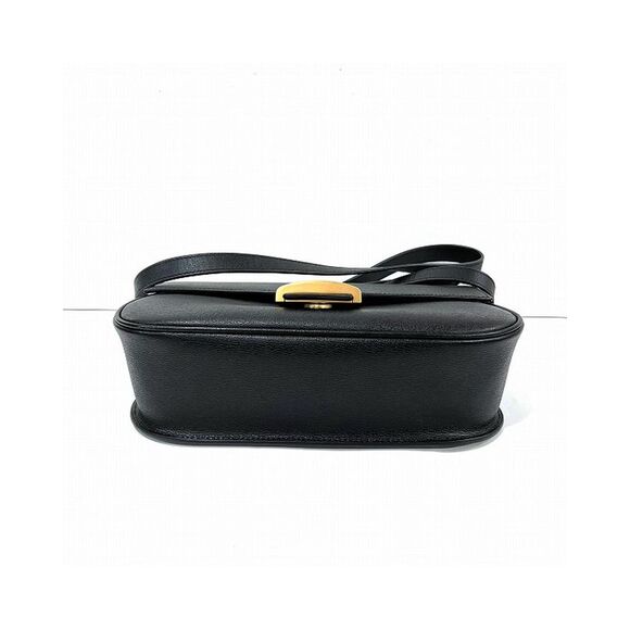 Pre Loved Kate Spade Margaux Medium Satchel Black Leather Shoulder Bag - Picture 3 of 8